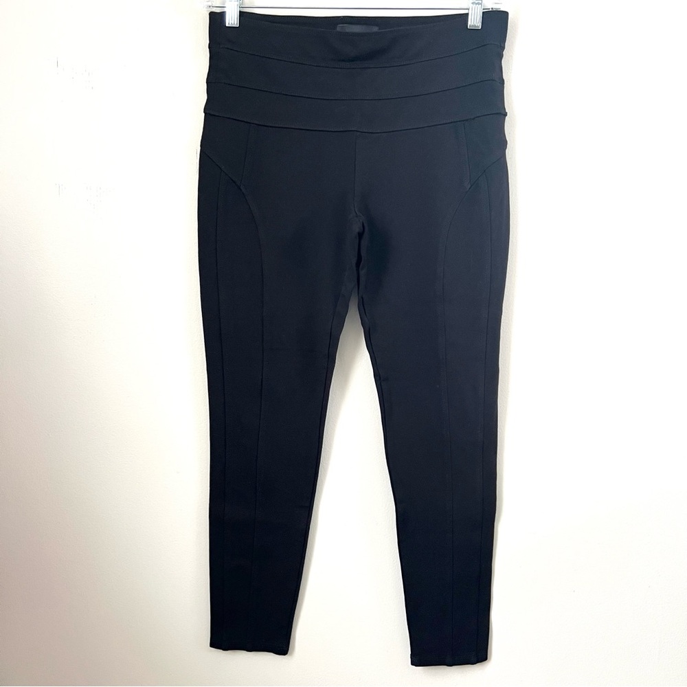 Mac and Me Women's Black High-Waisted Ankle Leggings Casual Pants SZ L